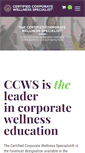 Mobile Screenshot of corporatewellnesscertification.com